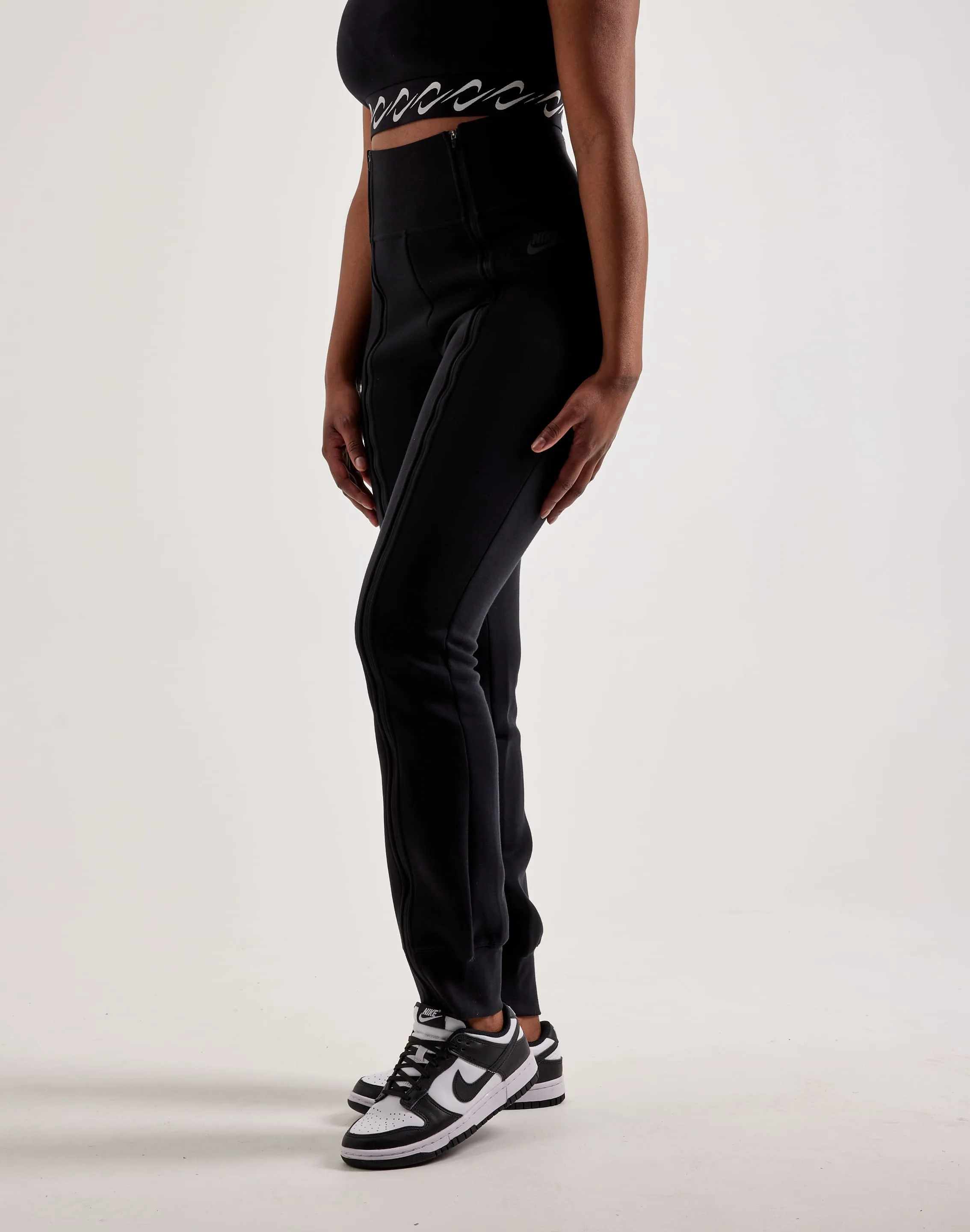 Nike Tech Fleece High-Waisted Slim Zip Pants