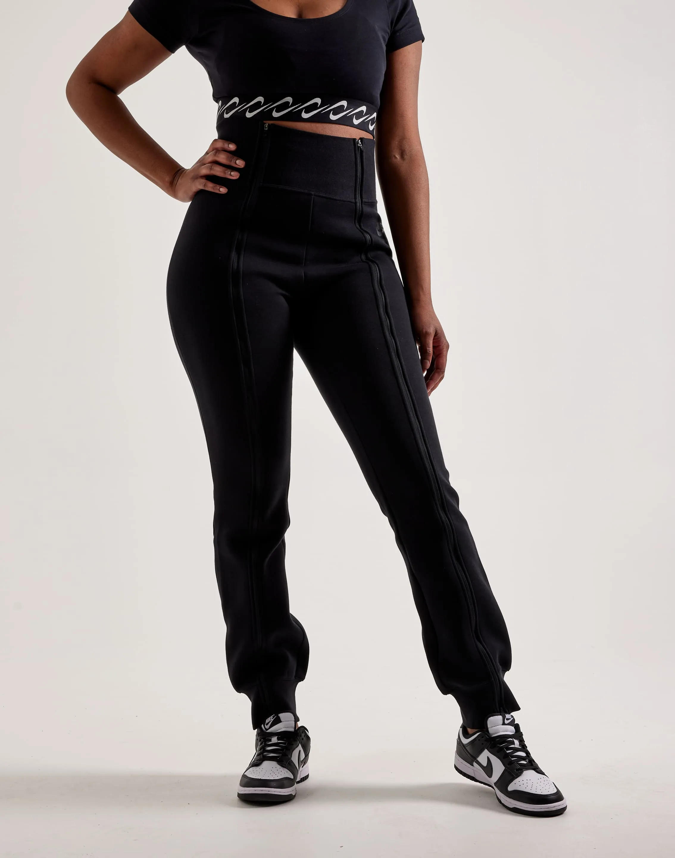 Nike Tech Fleece High-Waisted Slim Zip Pants