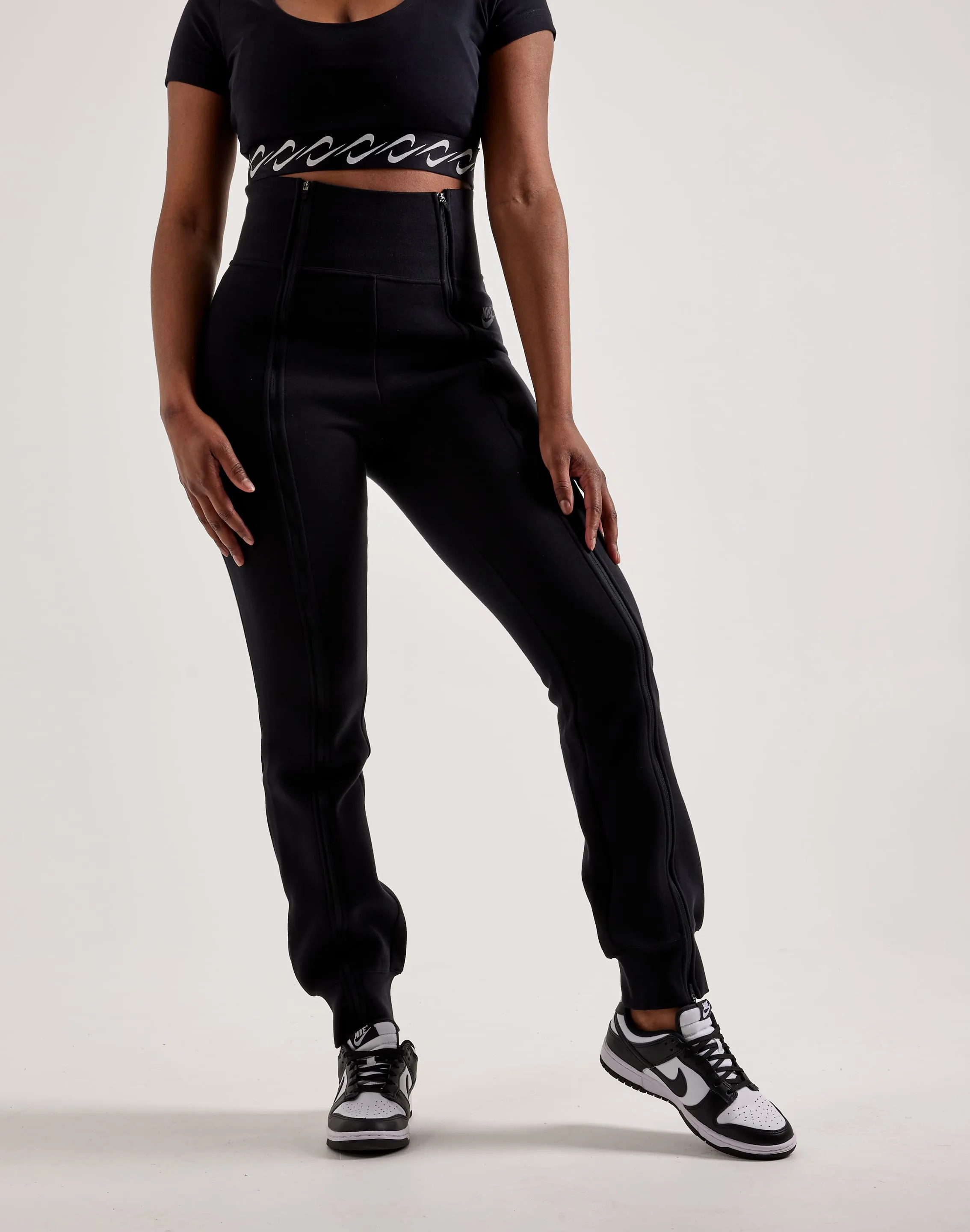Nike Tech Fleece High-Waisted Slim Zip Pants
