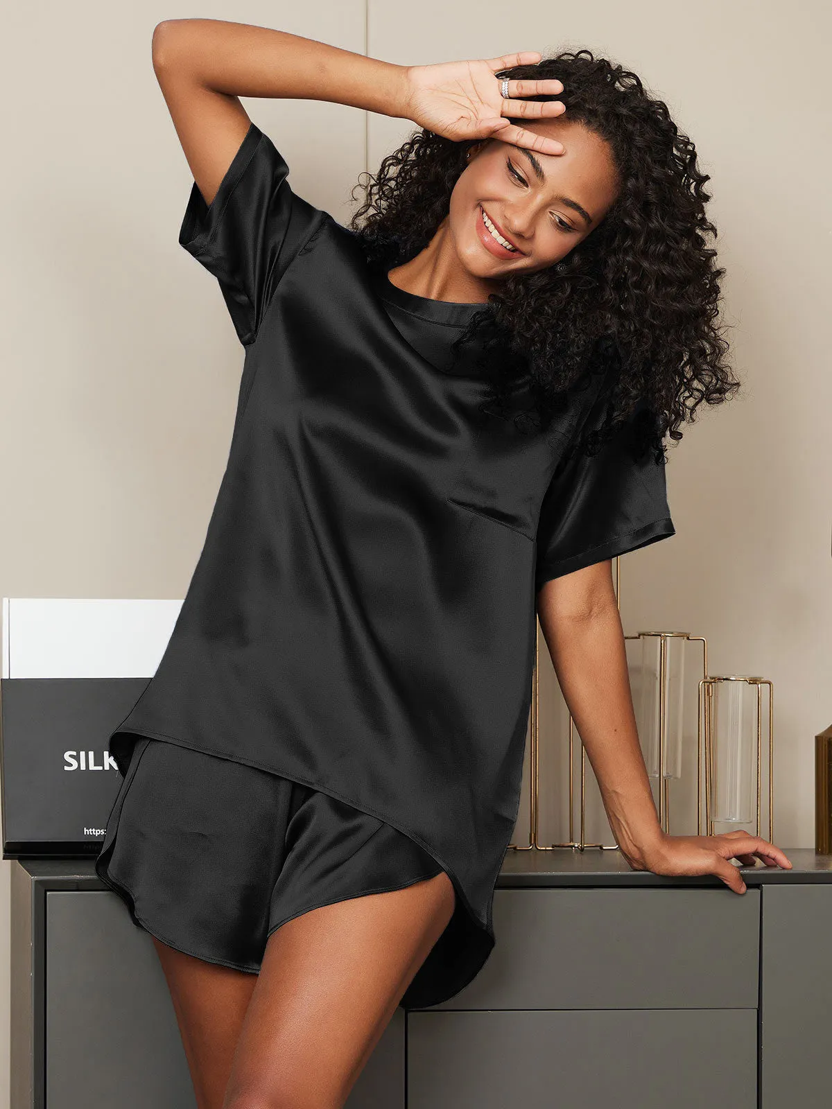 Norabel - Smooth Solid Elegance Woman's Pajama Set