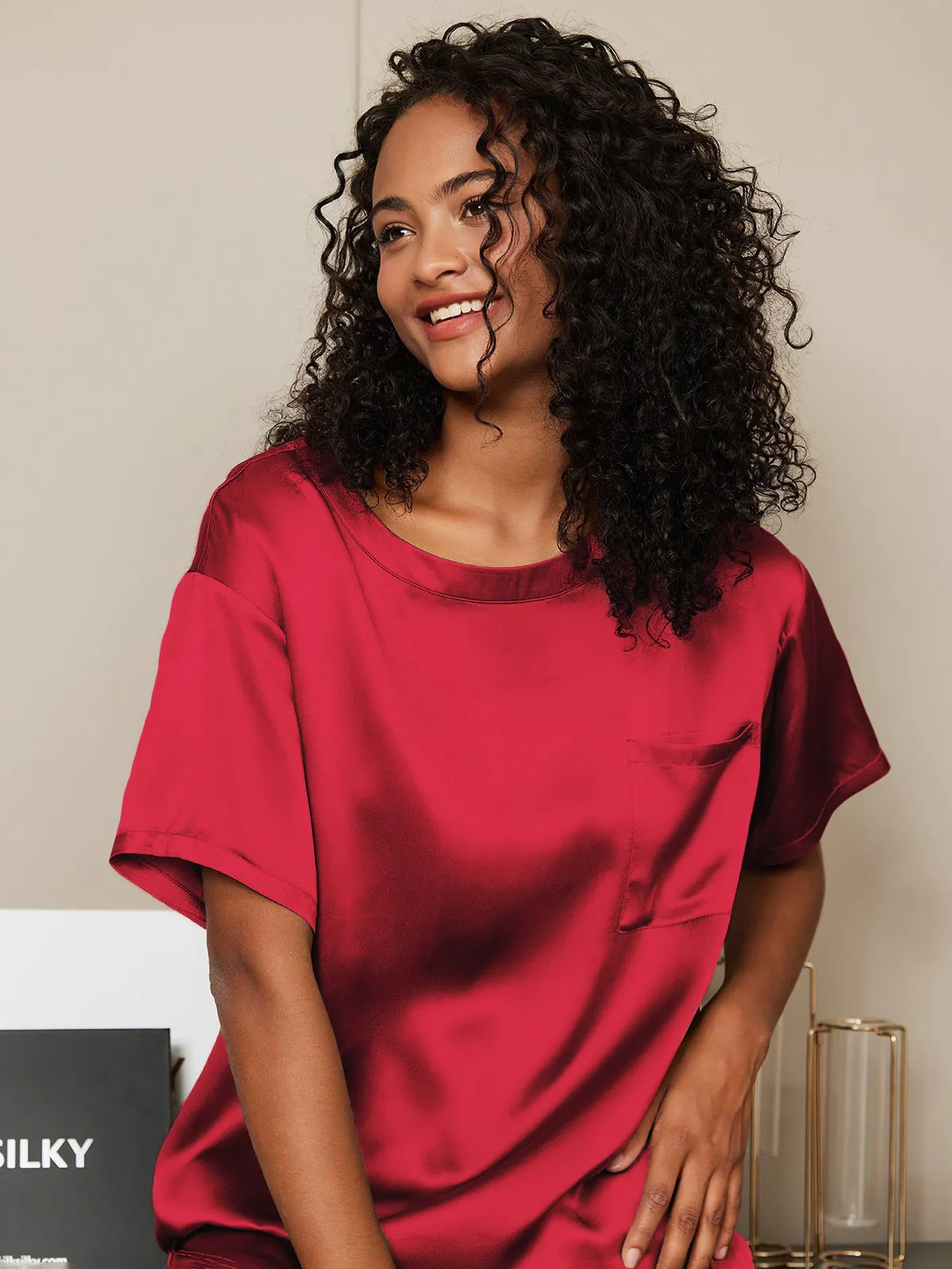 Norabel - Smooth Solid Elegance Woman's Pajama Set
