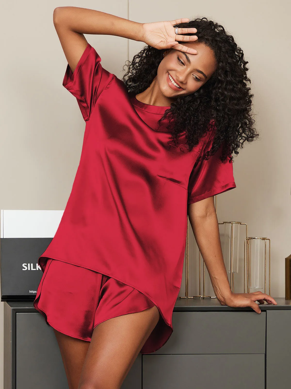 Norabel - Smooth Solid Elegance Woman's Pajama Set