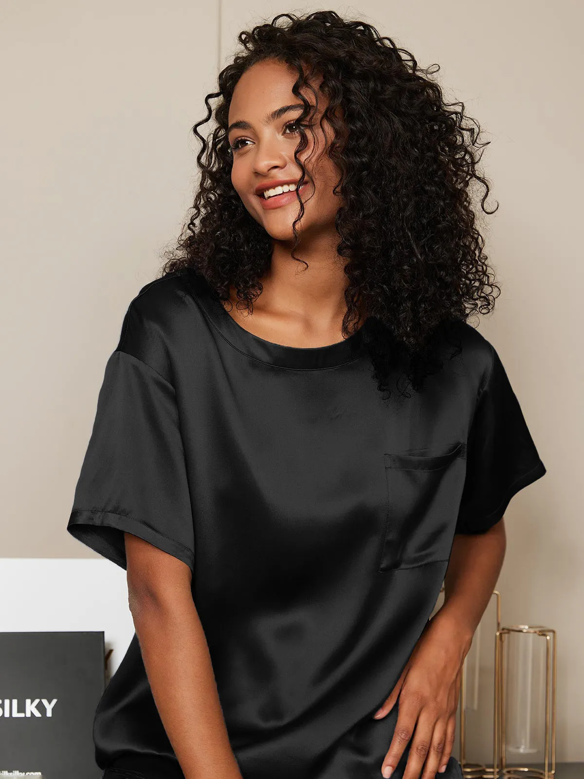 Norabel - Smooth Solid Elegance Woman's Pajama Set