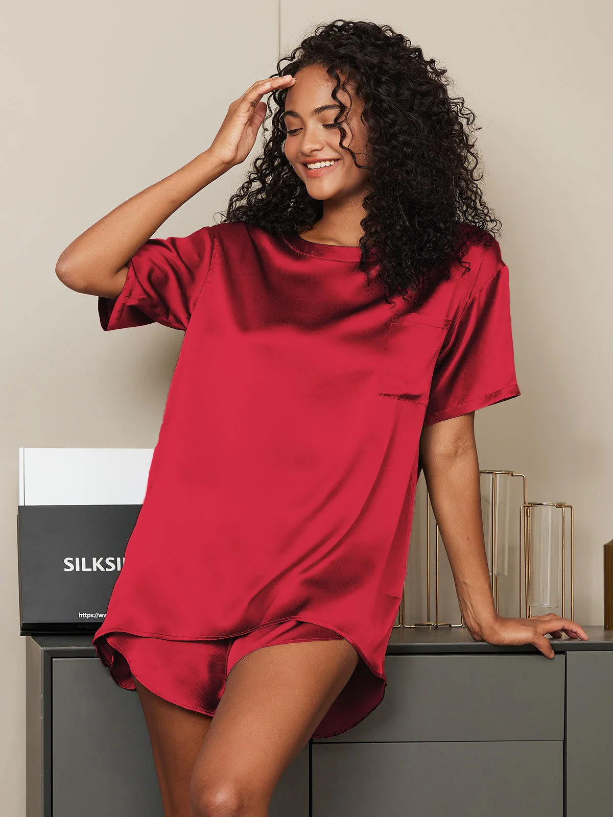 Norabel - Smooth Solid Elegance Woman's Pajama Set