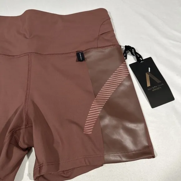 NWT $69 Athleta x Allyson Felix [ 1X ] Legend Shortie Shorts‎ Hearth Rose