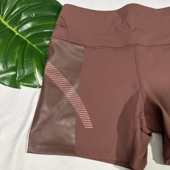 NWT $69 Athleta x Allyson Felix [ 1X ] Legend Shortie Shorts‎ Hearth Rose