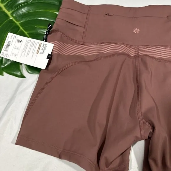 NWT $69 Athleta x Allyson Felix [ 1X ] Legend Shortie Shorts‎ Hearth Rose