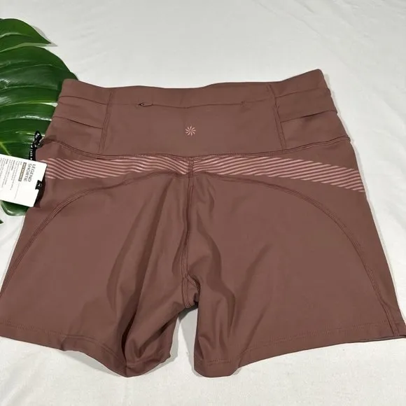 NWT $69 Athleta x Allyson Felix [ 1X ] Legend Shortie Shorts‎ Hearth Rose