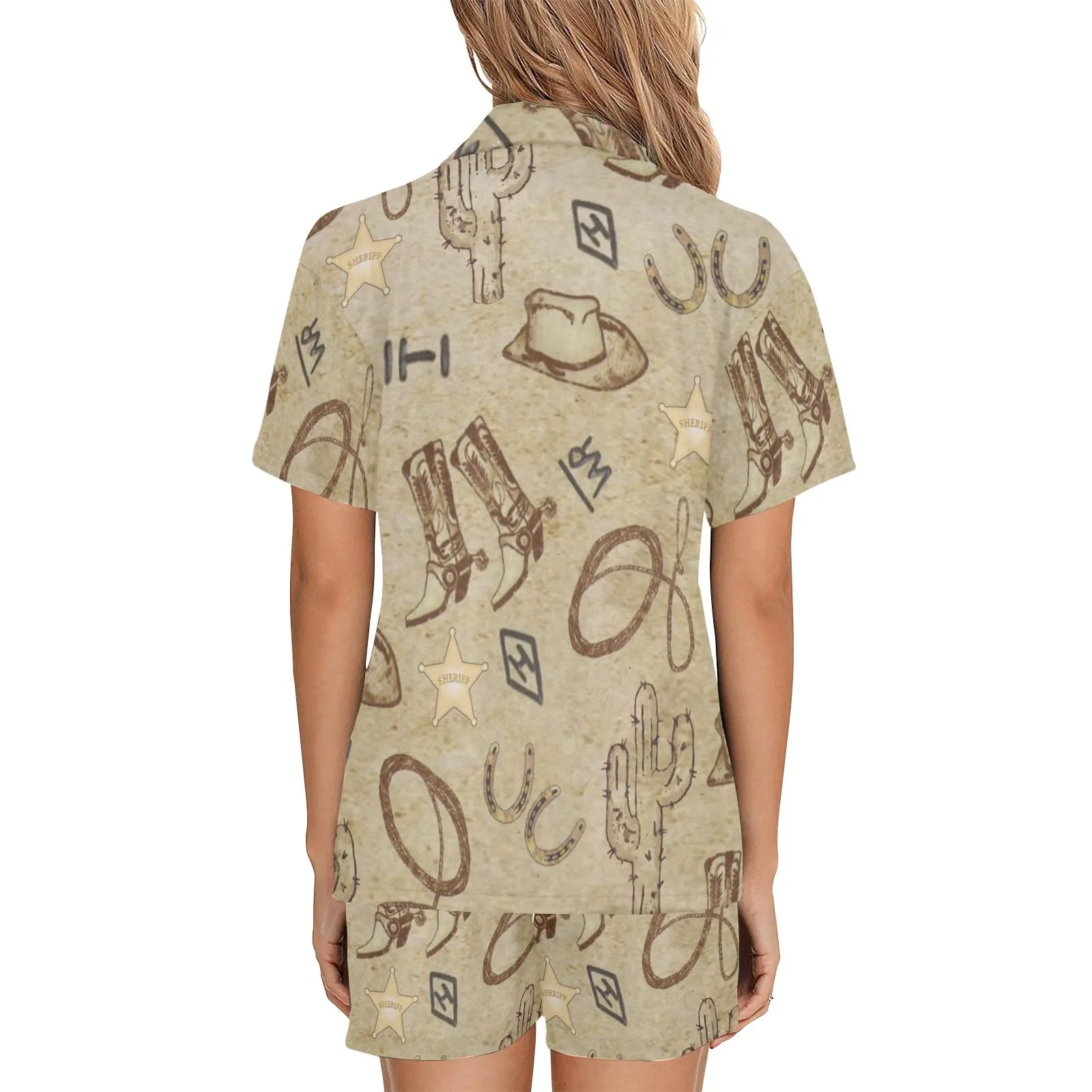 Old West Women's Western Pajama Set