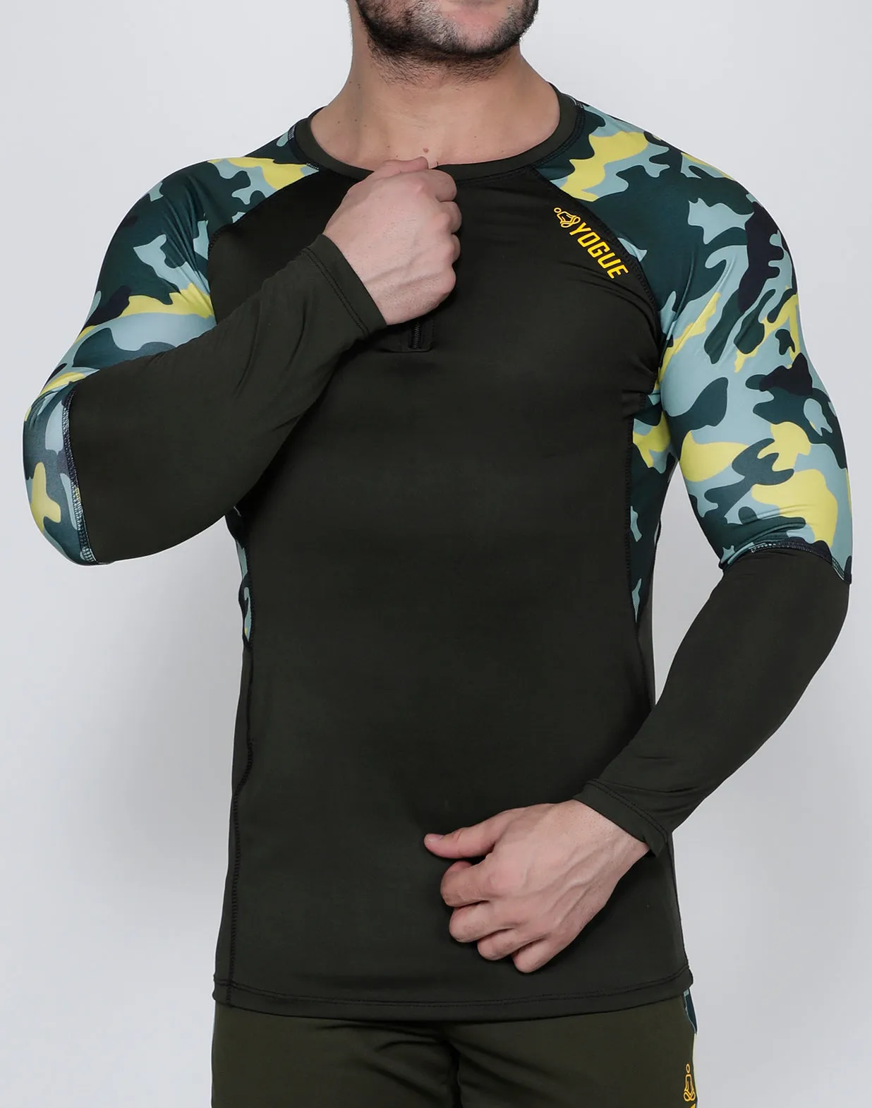 Olive Marine Full Sleeve Compression