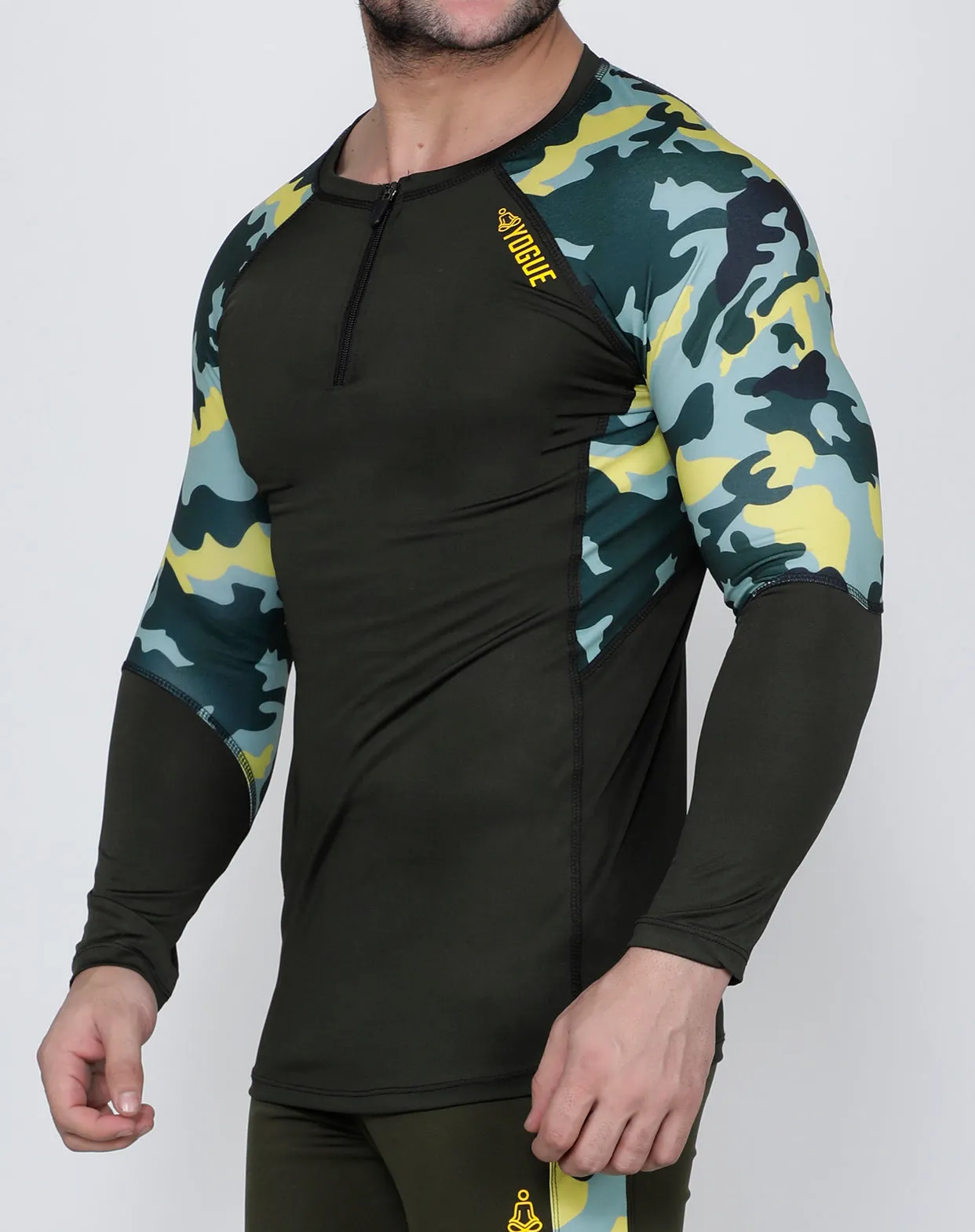 Olive Marine Full Sleeve Compression