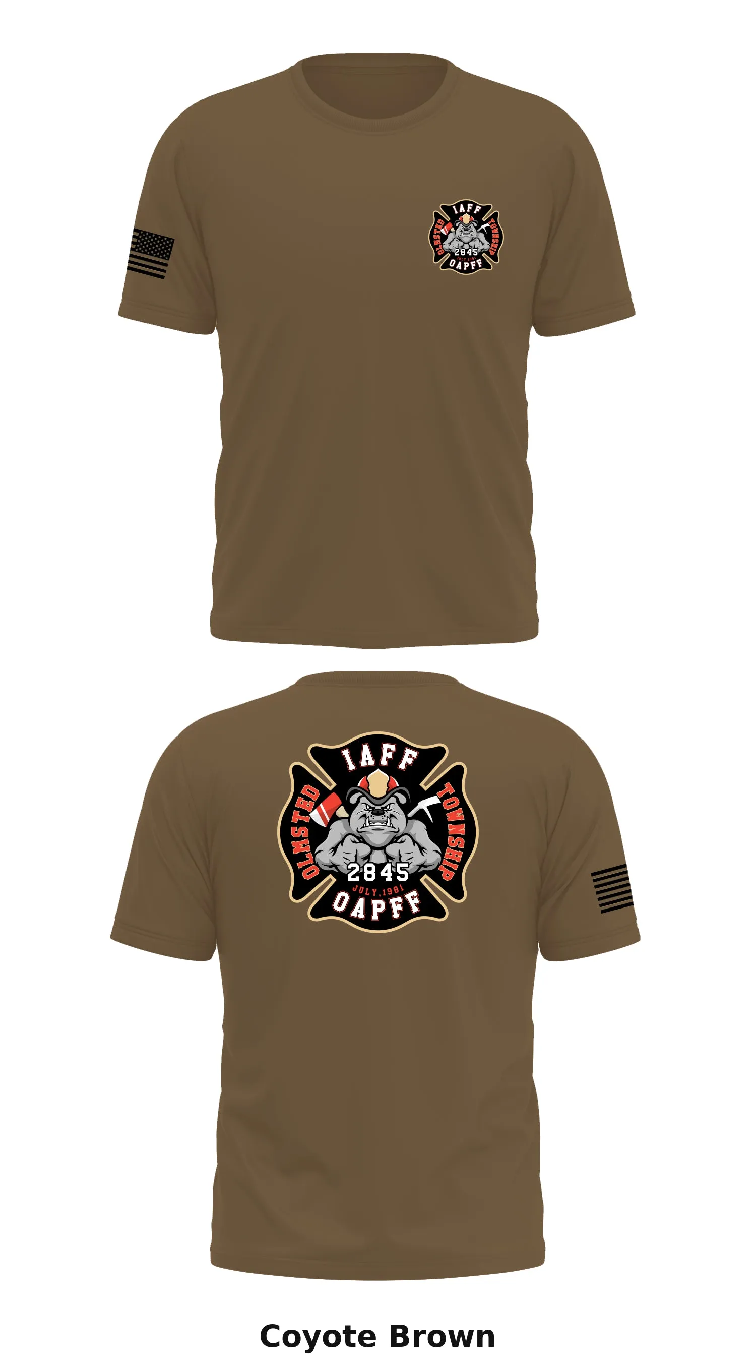 Olmsted Township Fire Fighters  Store 1 Core Men's SS Performance Tee - 74053309920