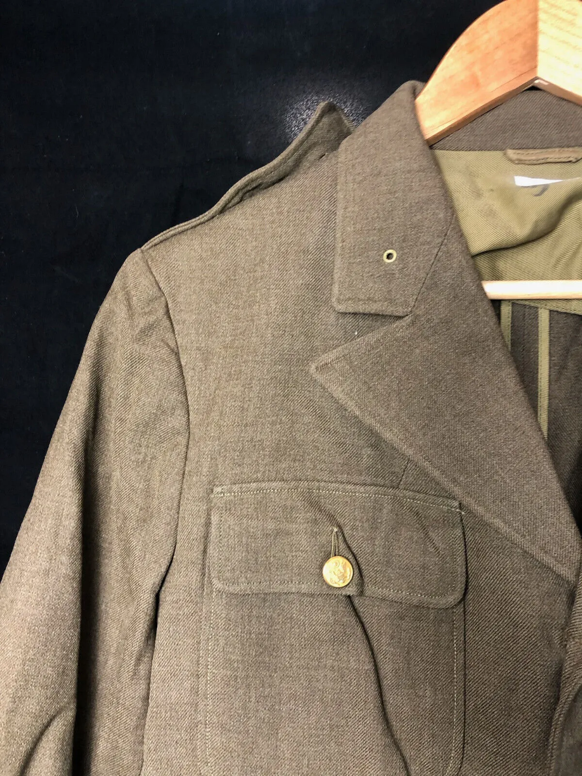 Original WW2 US Army Class A Dress Jacket 1940 - Private Ryan Prop - 38" Long