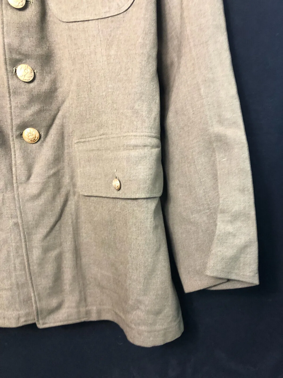 Original WW2 US Army Class A Dress Jacket 1940 - Private Ryan Prop - 38" Long