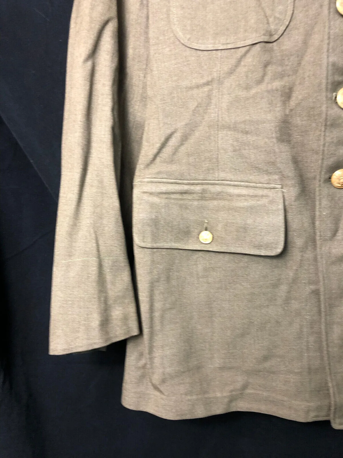 Original WW2 US Army Class A Dress Jacket 1940 - Private Ryan Prop - 38" Long