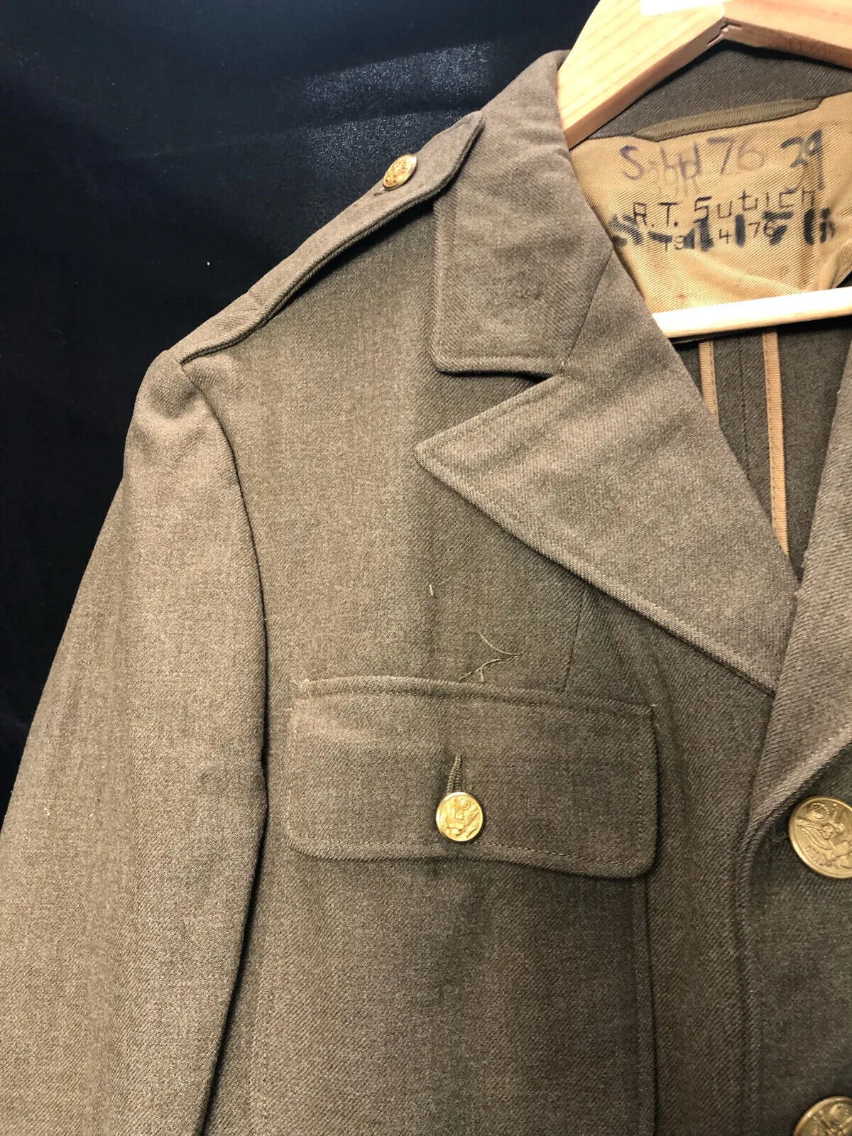 Original WW2 US Army Class A Dress Jacket 1942 - Private Ryan Prop - 39" Regular