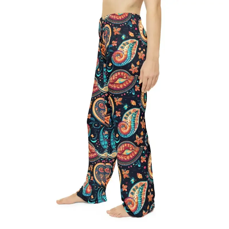 Paisley Pattern Pajama Pants for Cozy Queens