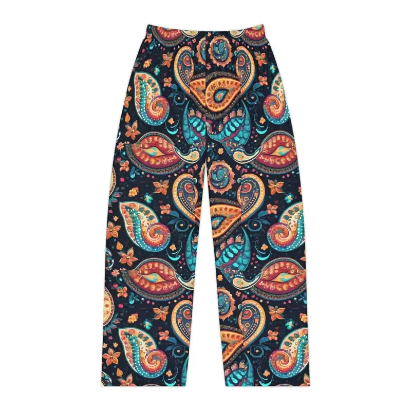 Paisley Pattern Pajama Pants for Cozy Queens