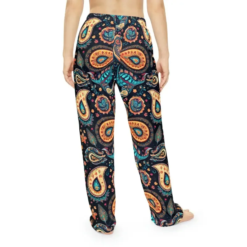 Paisley Pattern Pajama Pants for Cozy Queens