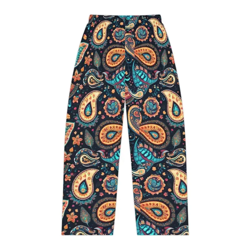 Paisley Pattern Pajama Pants for Cozy Queens
