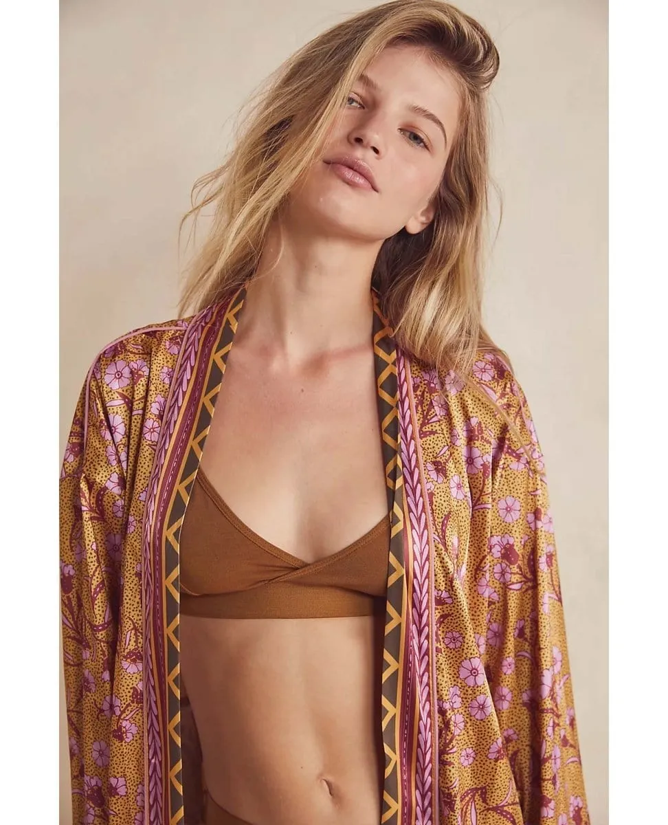 Pajama Party Robe Gold Combo