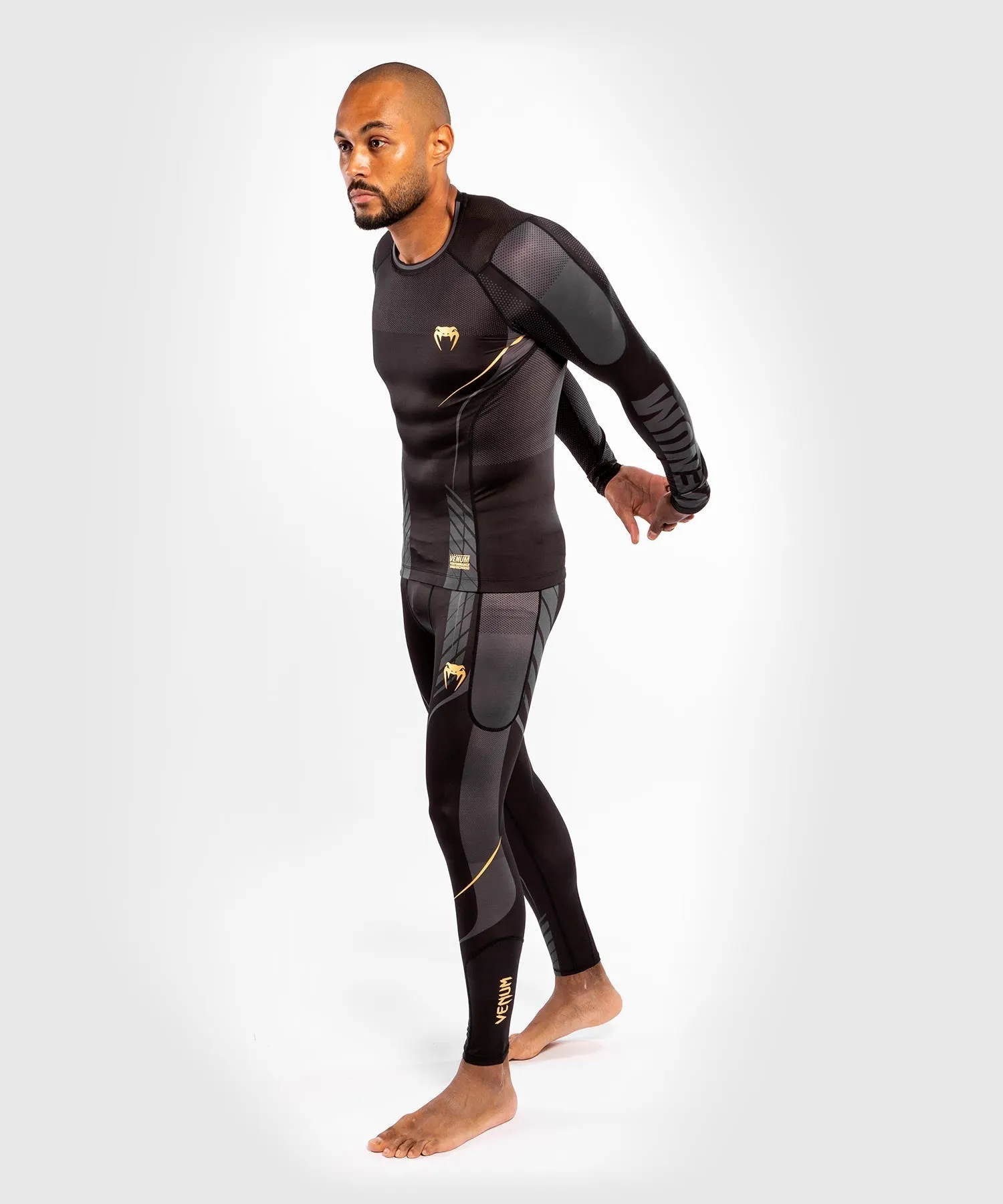 Pantalon de Compression Venum Athletics – Noir/Or