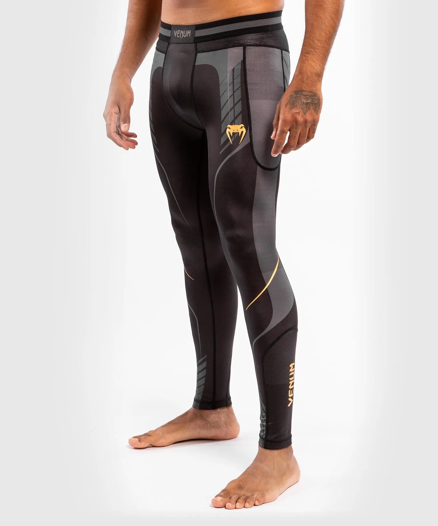 Pantalon de Compression Venum Athletics – Noir/Or