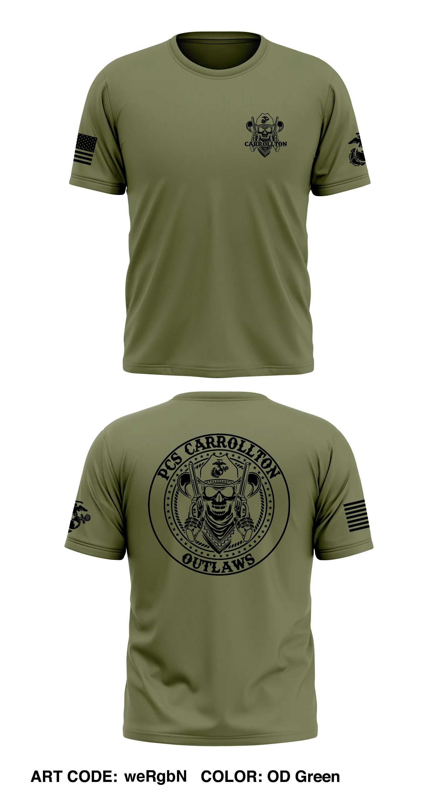 PCS Carrollton Store 1 Core Men's SS Performance Tee - weRgbN