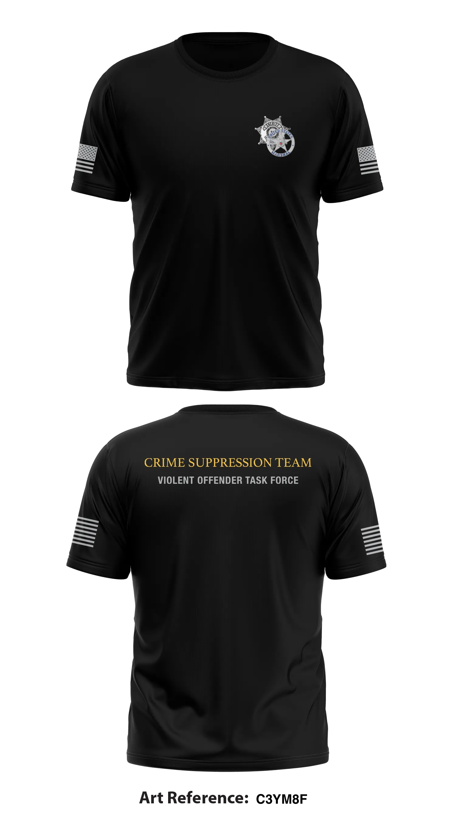 PCSD CST/PNVOTF Store 1 Core Men's SS Performance Tee - C3ym8F