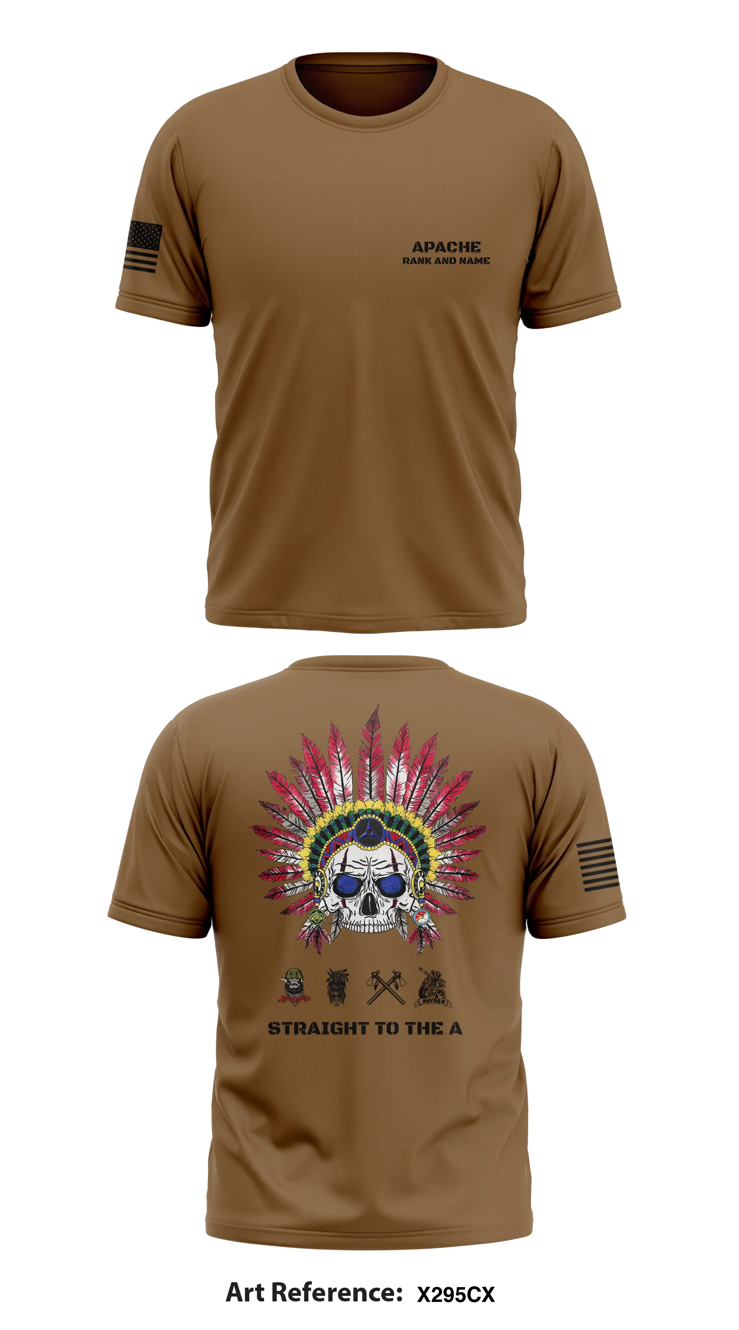 PERSONAL Apache, 1/3D CR  Core Men's SS Performance Tee - X295Cx