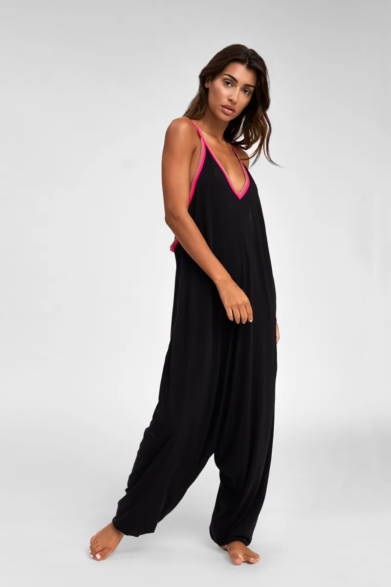 Pima Inca Jumpsuit Black