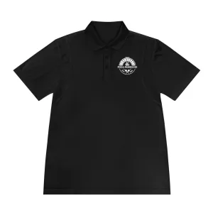 Pizza Passeggio- Men's Sport Polo Shirt - Black