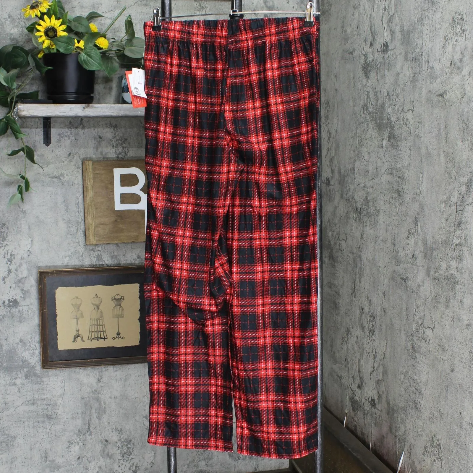 Pjammy Marvel Comics Men's Spider-Man Plaid Loungewear Pajama Pants