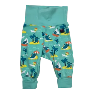 Polarn O. Pyret baby pants, aqua blue | 56cm