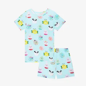 Posh Peanut Donuts Basic Short Sleeve & Short Length Pajama
