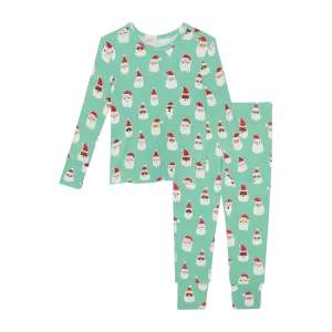 Posh Peanut Santa Medley L/S Basic Loungewear