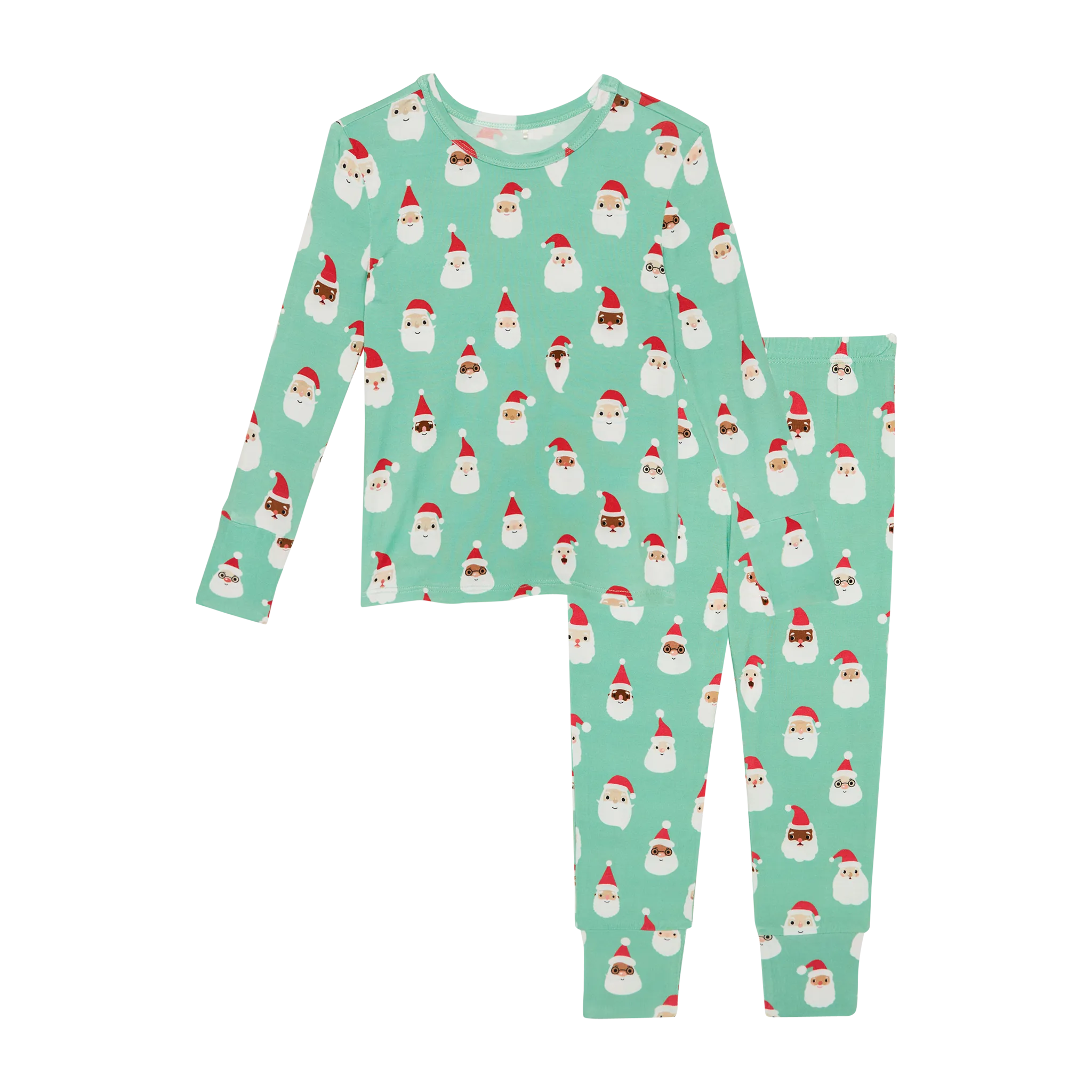 Posh Peanut Santa Medley L/S Basic Loungewear
