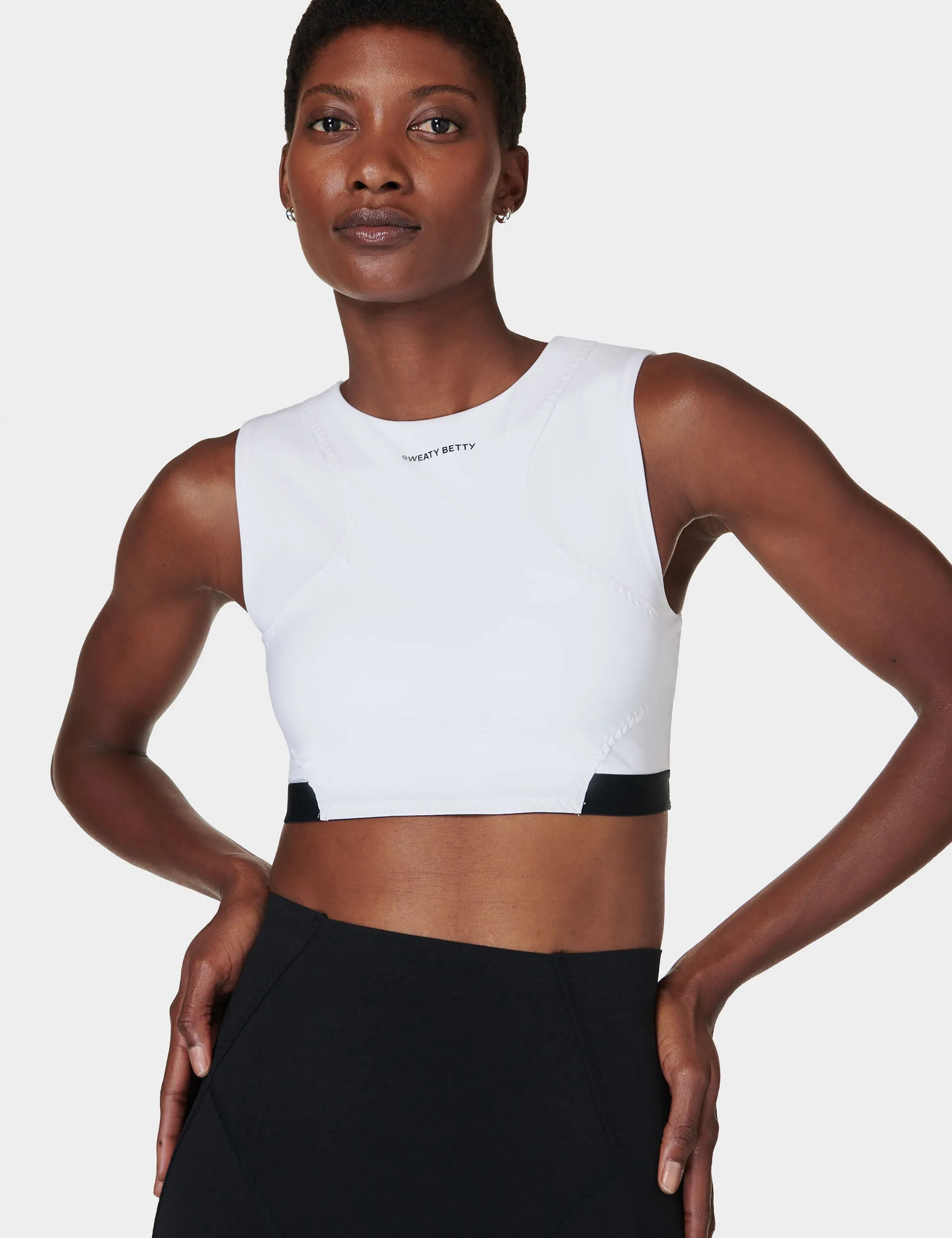 Power Advantage Bra Top - White