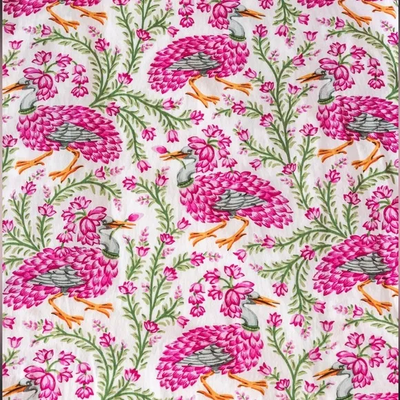 PrintFresh RARE Queen Lotus print in Pink Cloud Pajama Top Size 2X