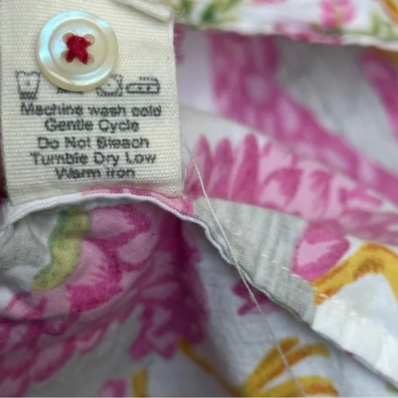 PrintFresh RARE Queen Lotus print in Pink Cloud Pajama Top Size 2X