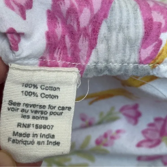PrintFresh RARE Queen Lotus print in Pink Cloud Pajama Top Size 2X