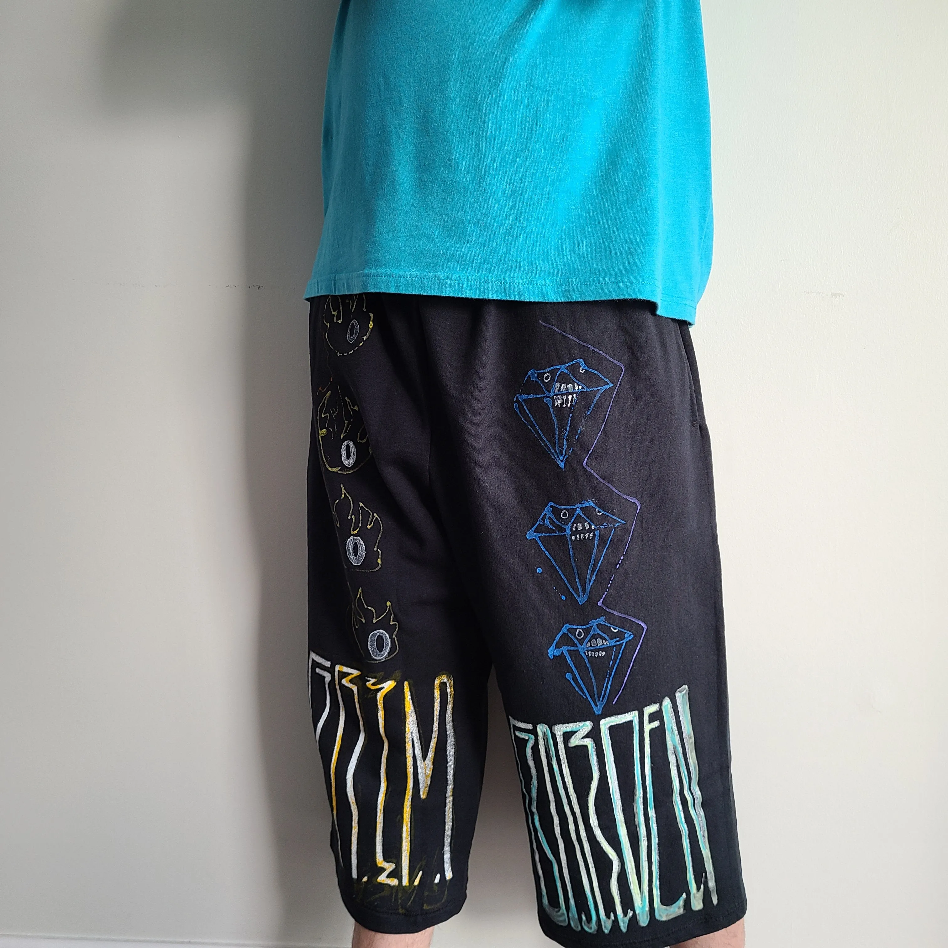 "I See Diamonds" Sweat Shorts