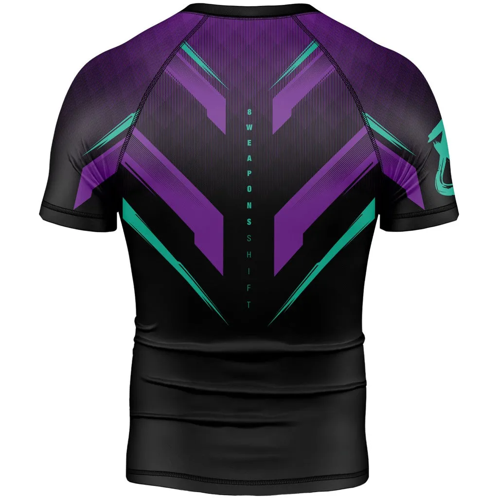 Rashguard 8 Weapons Shift Cyber - Noir