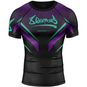 Rashguard 8 Weapons Shift Cyber - Noir