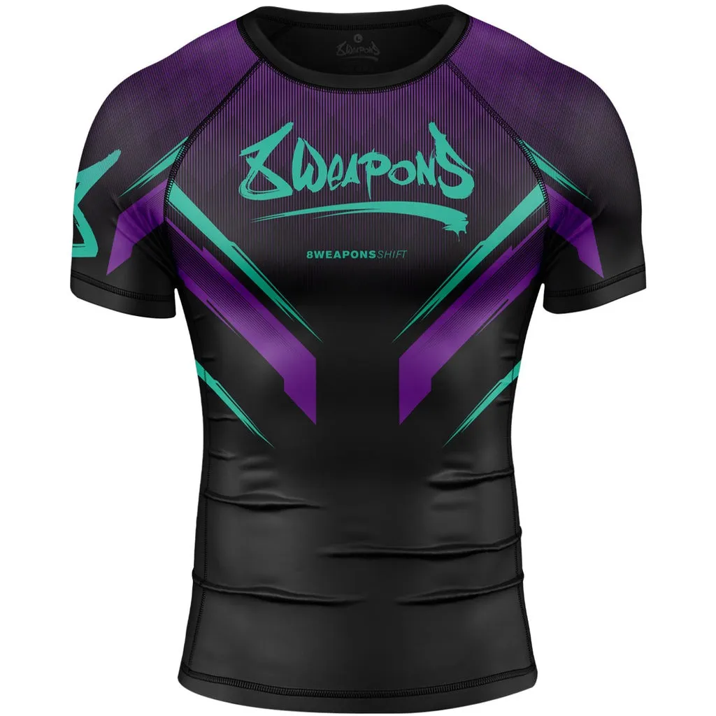 Rashguard 8 Weapons Shift Cyber - Noir