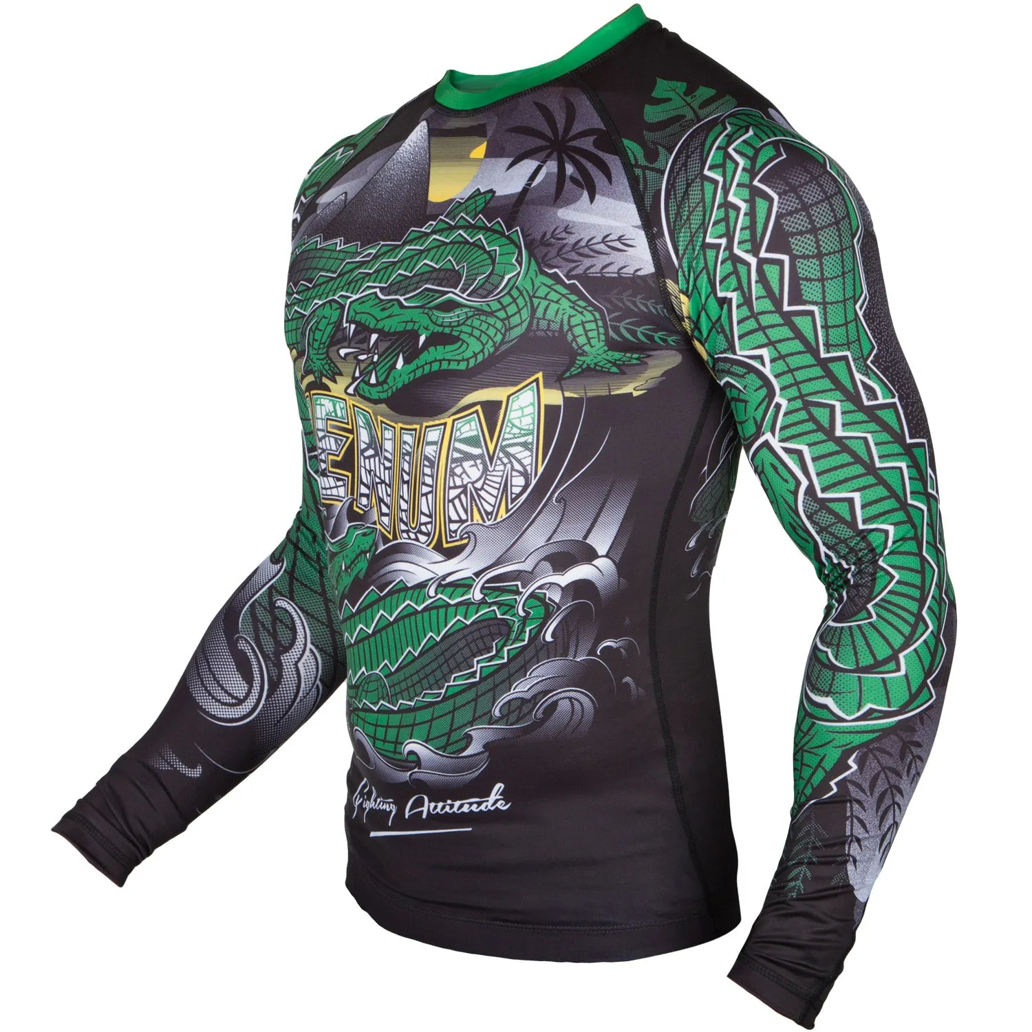 Rashguard Venum Crocodile - Manches longues
