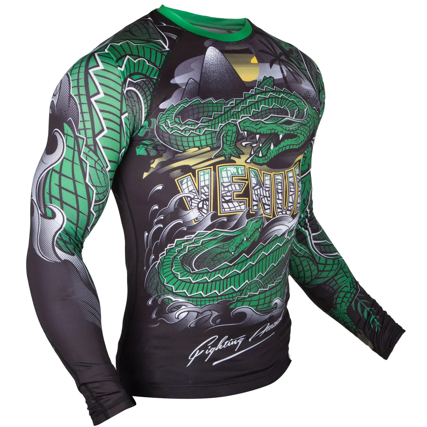 Rashguard Venum Crocodile - Manches longues