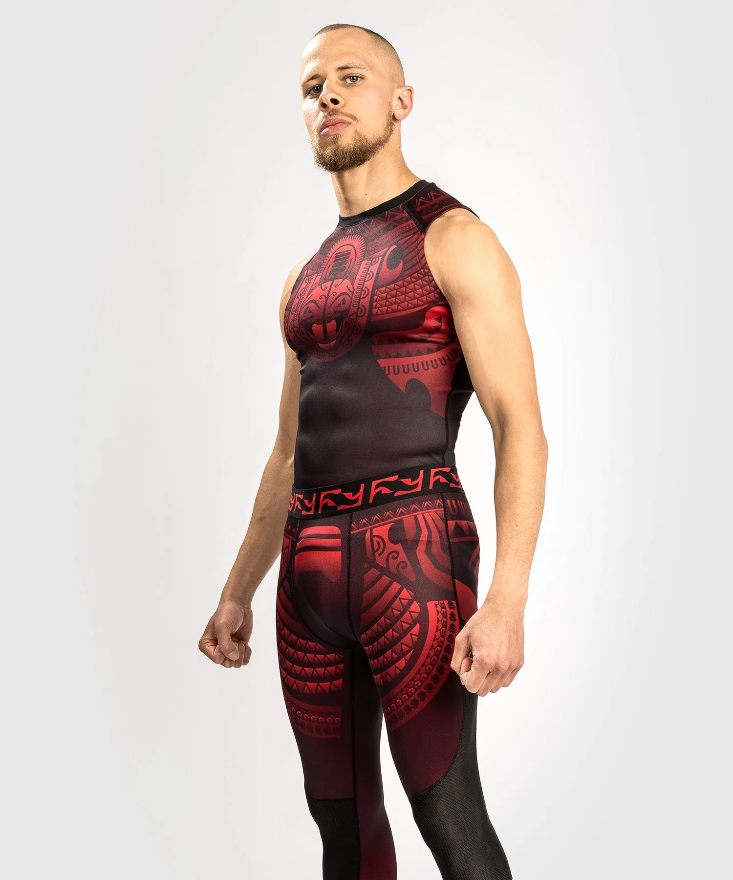 Rashguard Venum Nakahi - Sans Manche - Noir/Rouge