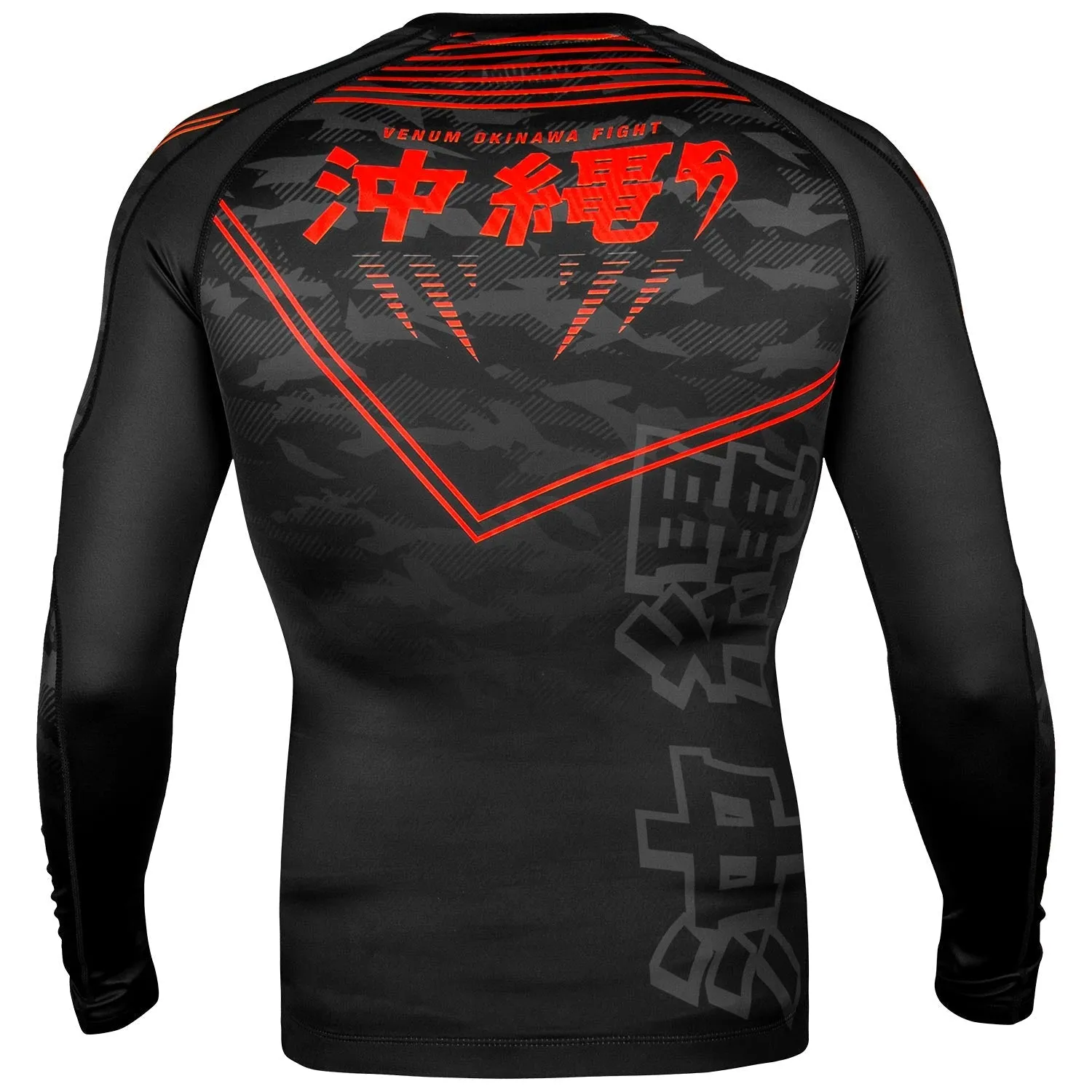 Rashguard Venum Okinawa 2.0 - Manches Longues - Noir/Rouge