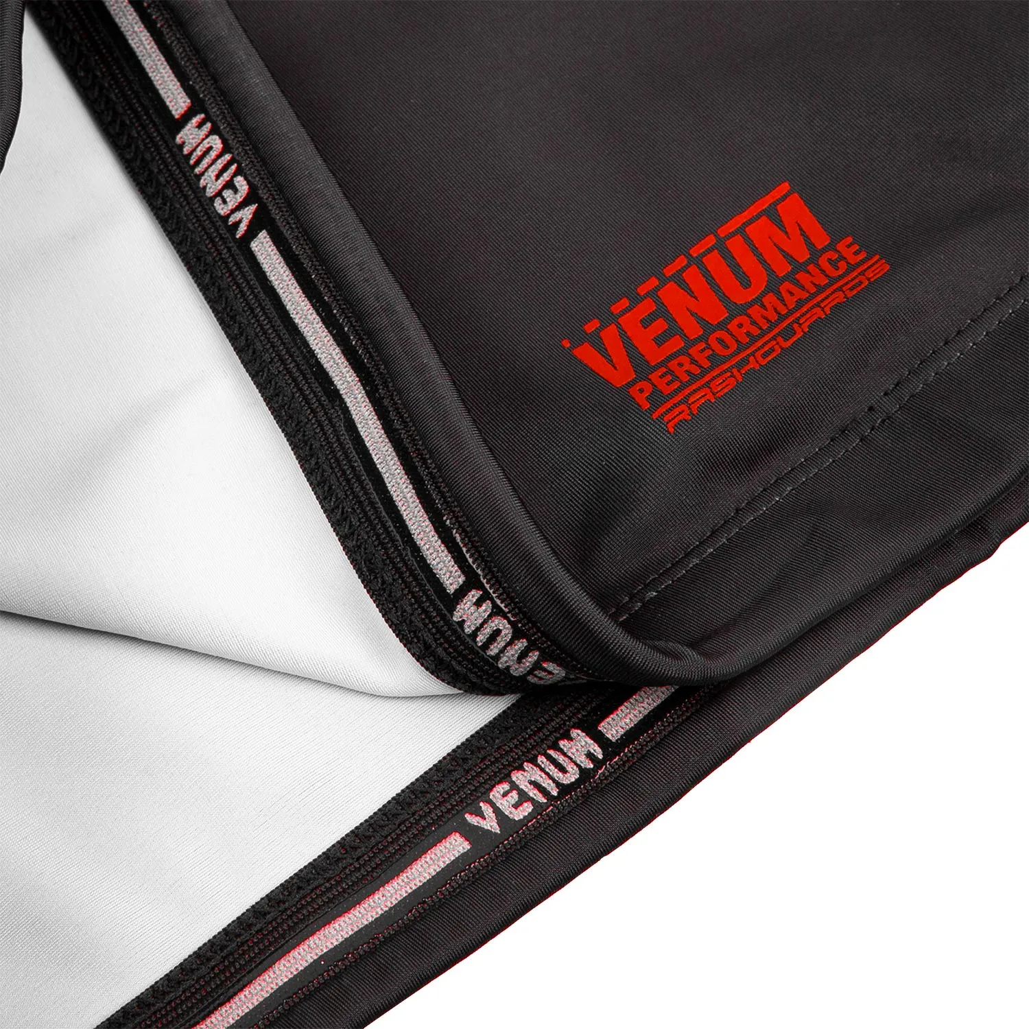Rashguard Venum Signature - Manches courtes - Noir/Rouge